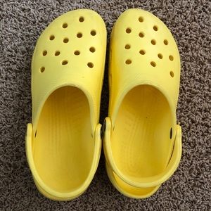 Yellow crocs
